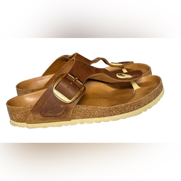 Like new! Gizeh Big Buckle Sandal in Cognac
BIRKENSTOCK - Picture 4 of 8